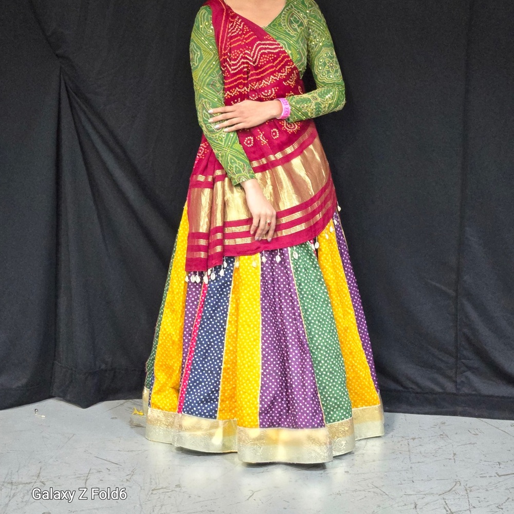 Multicolor Ethnic Women langa Choli